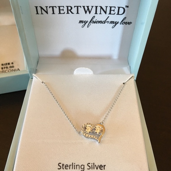 Women’s Swarovski Zirconia heart necklace - Picture 3 of 3